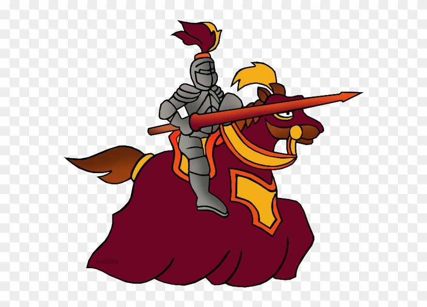 History Clipart Joust - Middle Ages Knights Clipart - Png Download