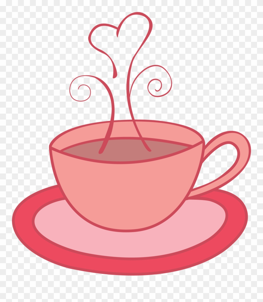 Pink Tea Cups And Saucers Clipart - Png Download