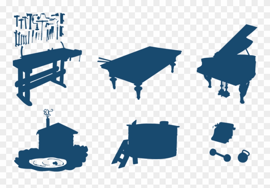 Detective Profile Silhouette Svg Vector File, Vector - Blue Pool Table Bib Clipart