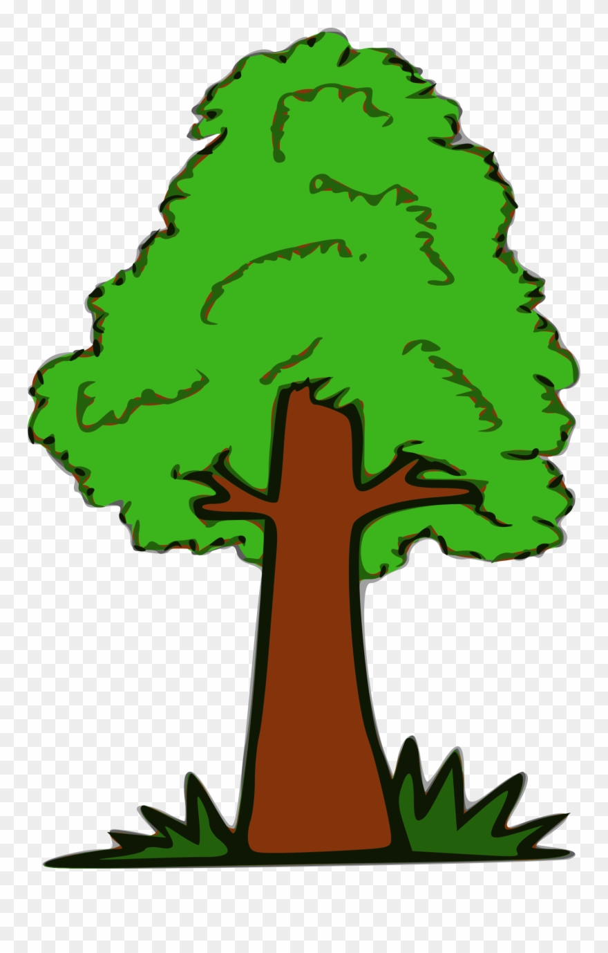 Clipart - Simple Picture Of Tree - Png Download