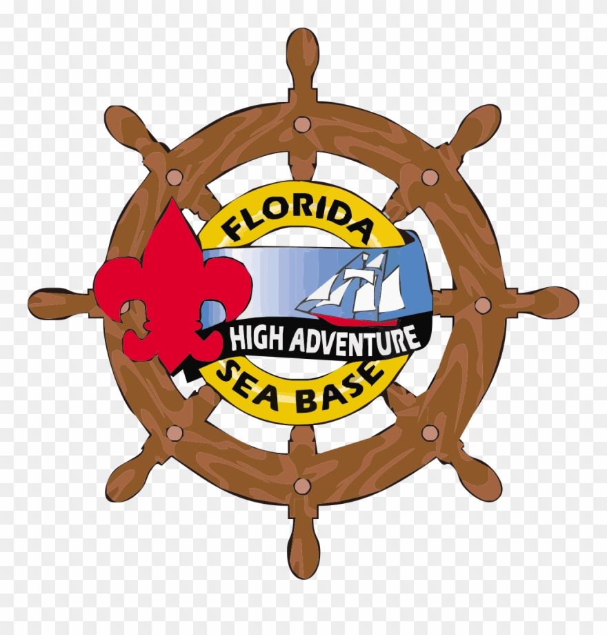 Troop 15/crew 215 Is Sending Four Crews To Sea Base - Ship Wheel Vector Png Clipart