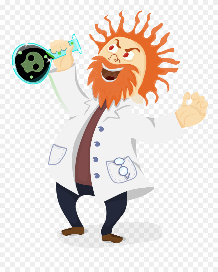 Mad Scientist Science Research Computer Icons - Scientist Clipart Png Transparent Png