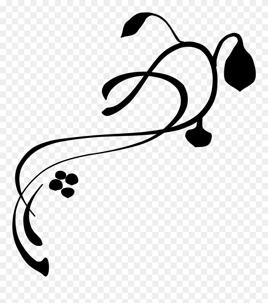 Sneptune Vines Grass Clip Art Free Vector 4vector - Vector Vines - Png Download