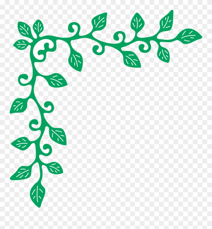 Corner Flourish Cliparts - Cheery Lynn Ivy Corner Flourish - Png Download
