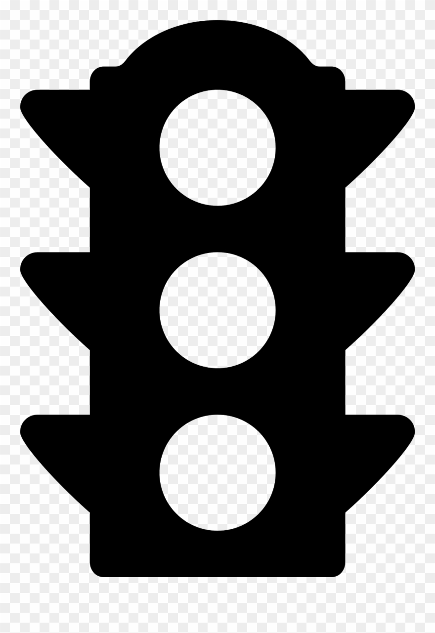 Stoplight Icon - Traffic Light Icon Png Clipart