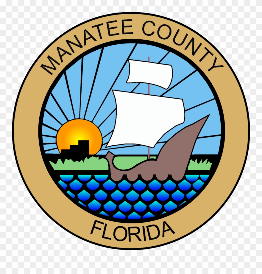 Manatee Clipart Florida - Manatee County Florida Logo - Png Download