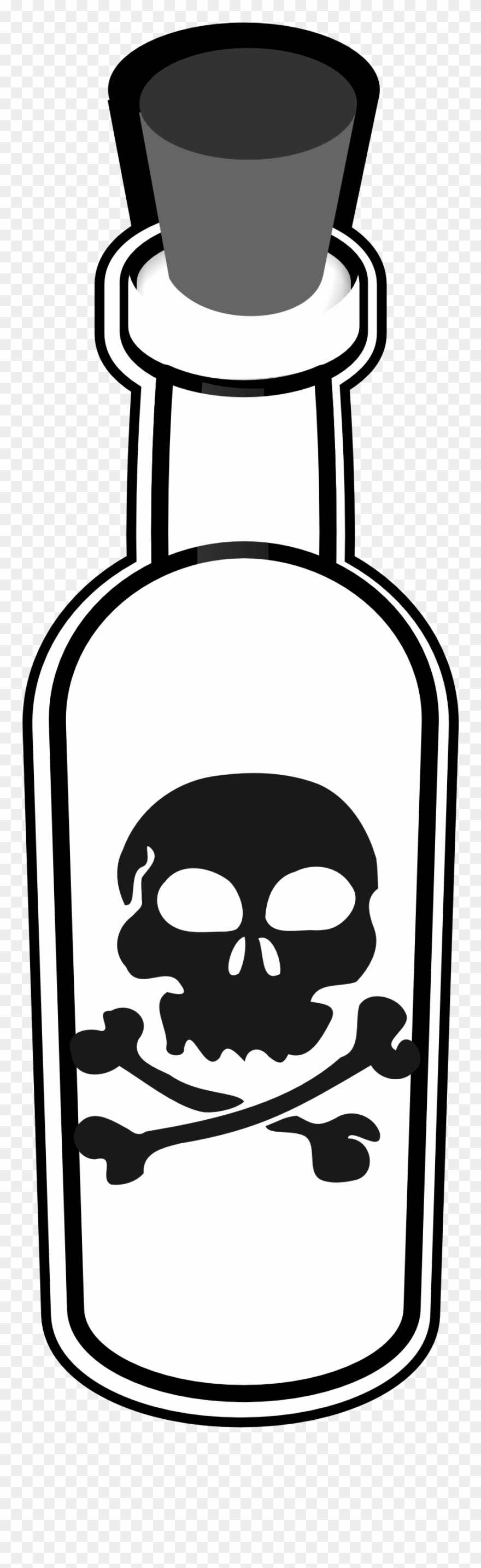 Poison Cliparts - Skull And Crossbones Throw Blanket - Png Download