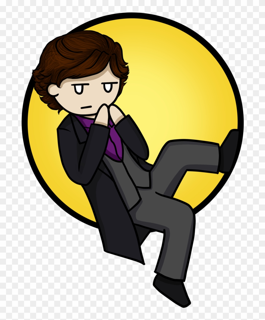 Sherlock Chilling By Shockingblankets - Shocking Blankets Sherlock Clipart