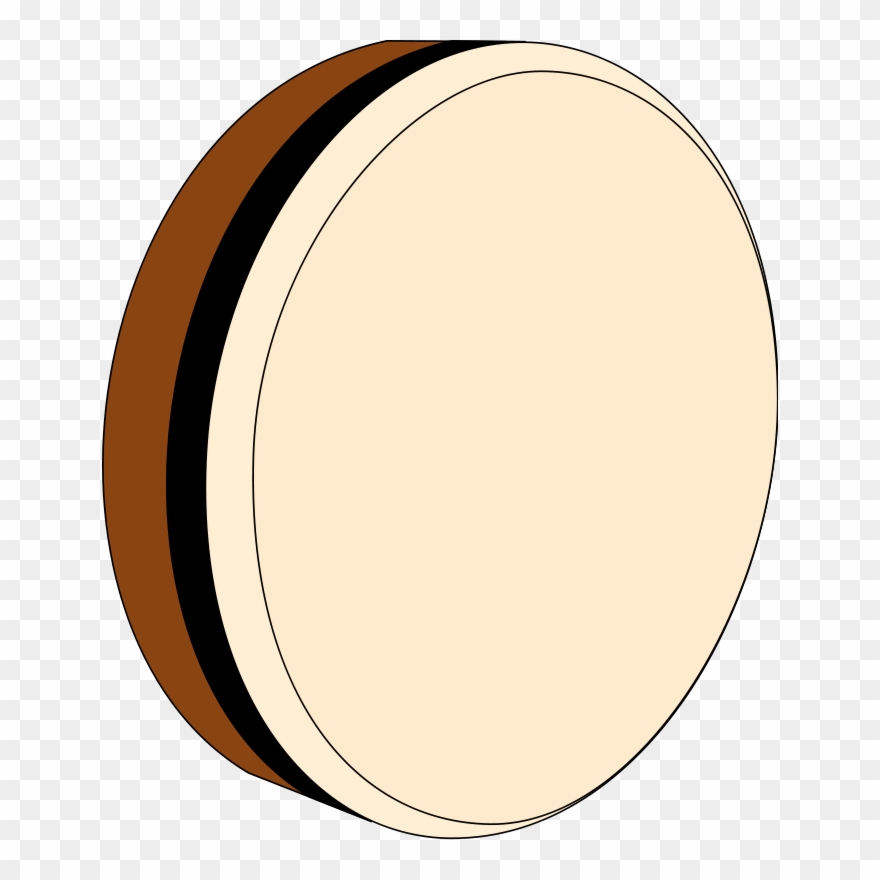 Free Bodhran Clip Art - Clip Art Hand Drum - Png Download