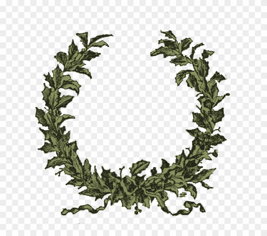 Graphic Freeuse Stock Christmas Watercolor Clipart - Christmas Garland Wreath Clipart - Png Download