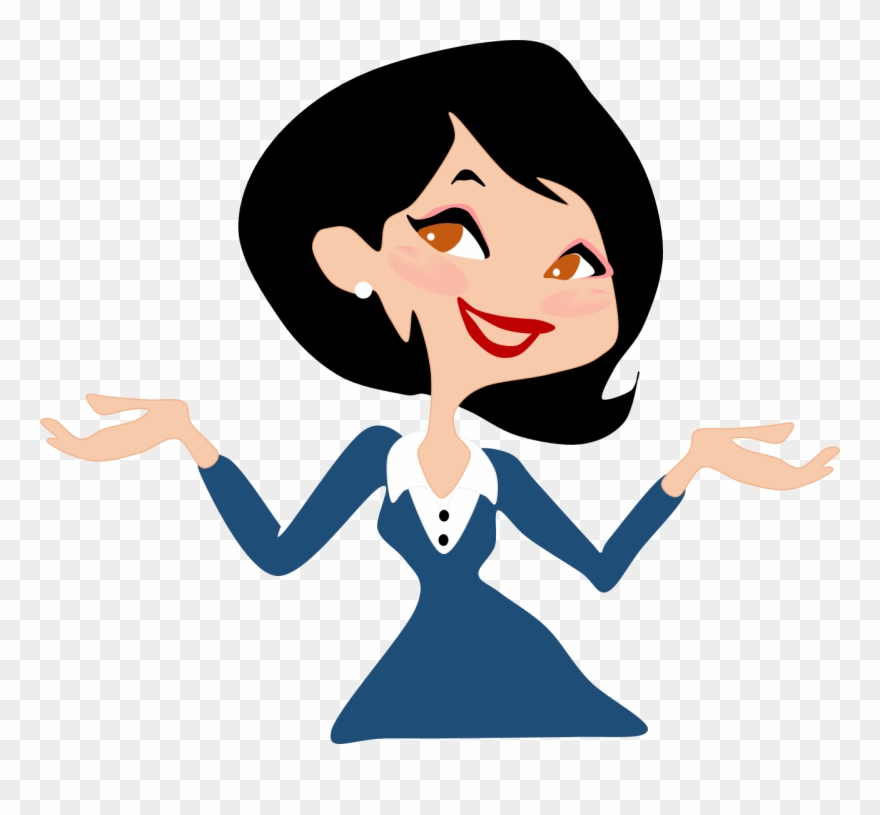 Working - Happy Woman Clipart Png Transparent Png