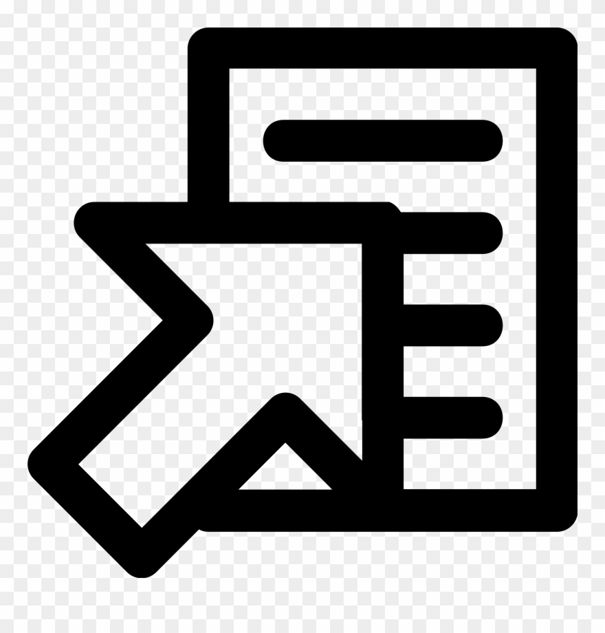 Big Image - Link To Document Icon Clipart