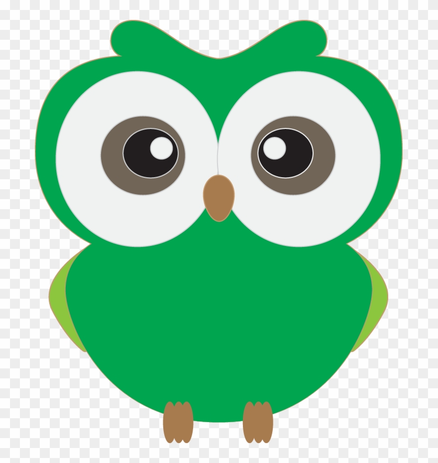 Owl Clip Art Red - Png Download