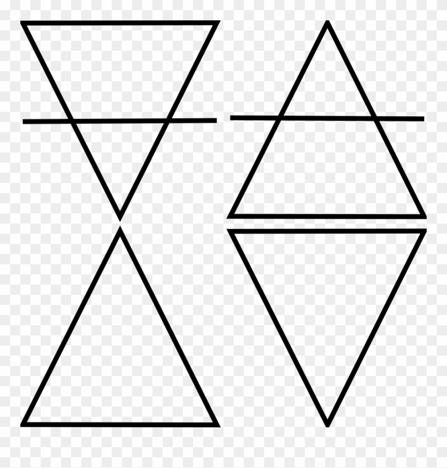 Free Four Elements - Air Sign Triangle Clipart