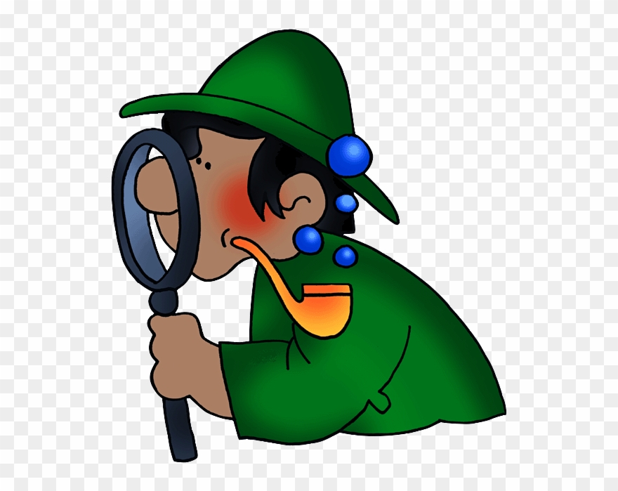 Sherlock Holmes Clipart Cartoon - Read Between The Lines Clipart - Png Download