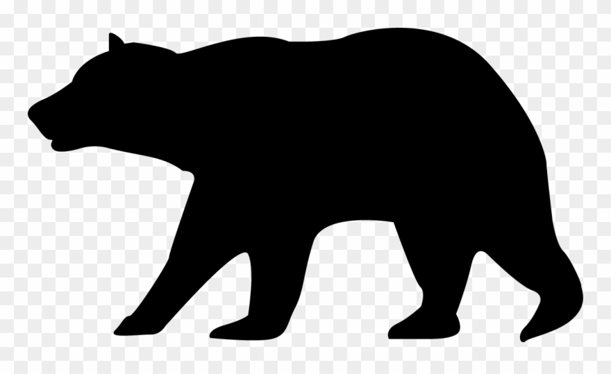 Black Bear Clipart Cabin - Black Bear Clipart - Png Download