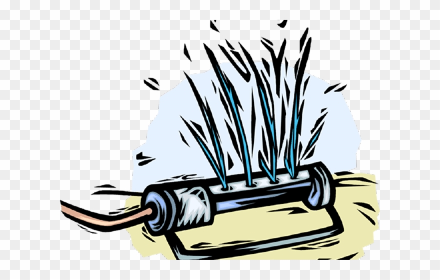 Lawn Clipart Garden Sprinkler - Clipart Sprinkler - Png Download