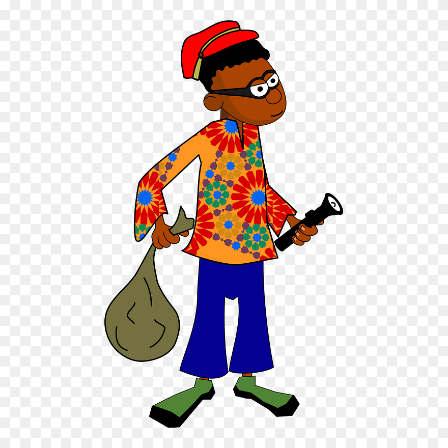 Theft Computer Icons Robbery Burglary Drawing - Thief Clipart - Png Download