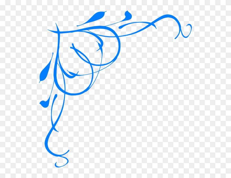 Heart Corner Border Clip Art - Page Designs In Word - Png Download