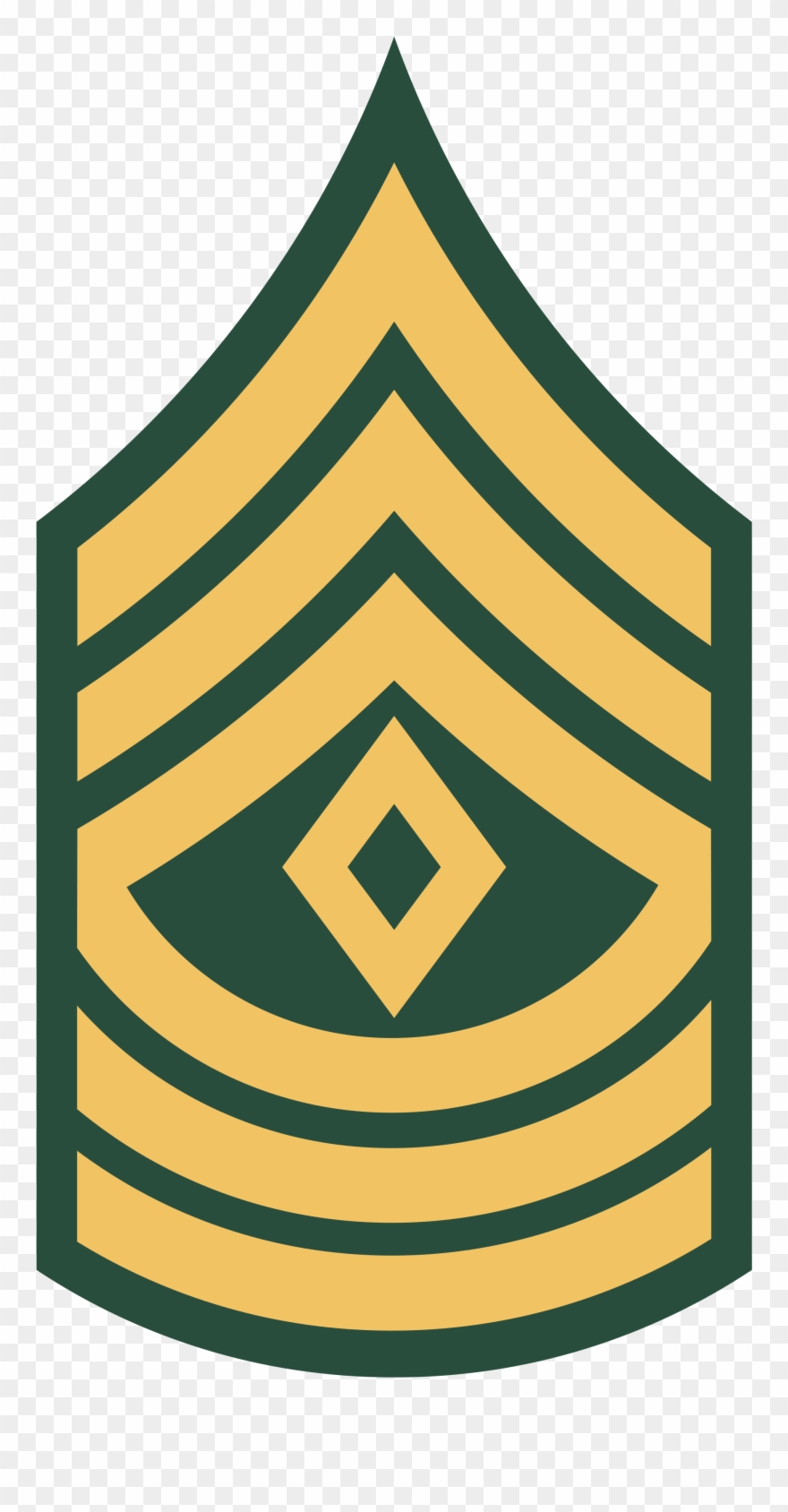 Army Rank Insignia Clipart - Army First Sergeant - Png Download