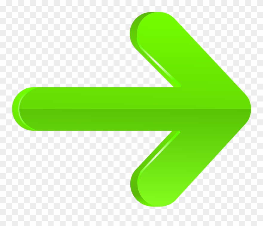 Transparent Green Arrow Clipart