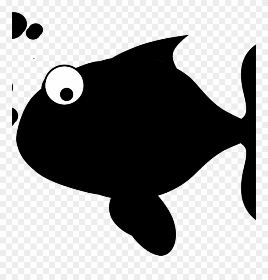 Fish Silhouette Clip Art Fish Silhouette Vector At - Red Fish Clip Art Png Transparent Png