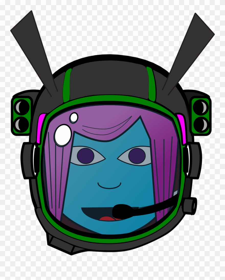 Alien Astronaut Space - Gambar Warna Roket Astronot Clipart