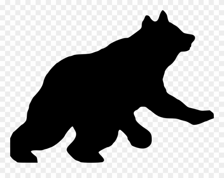 Excellent Sitting Bear Black - Black Bear Clip Art - Png Download