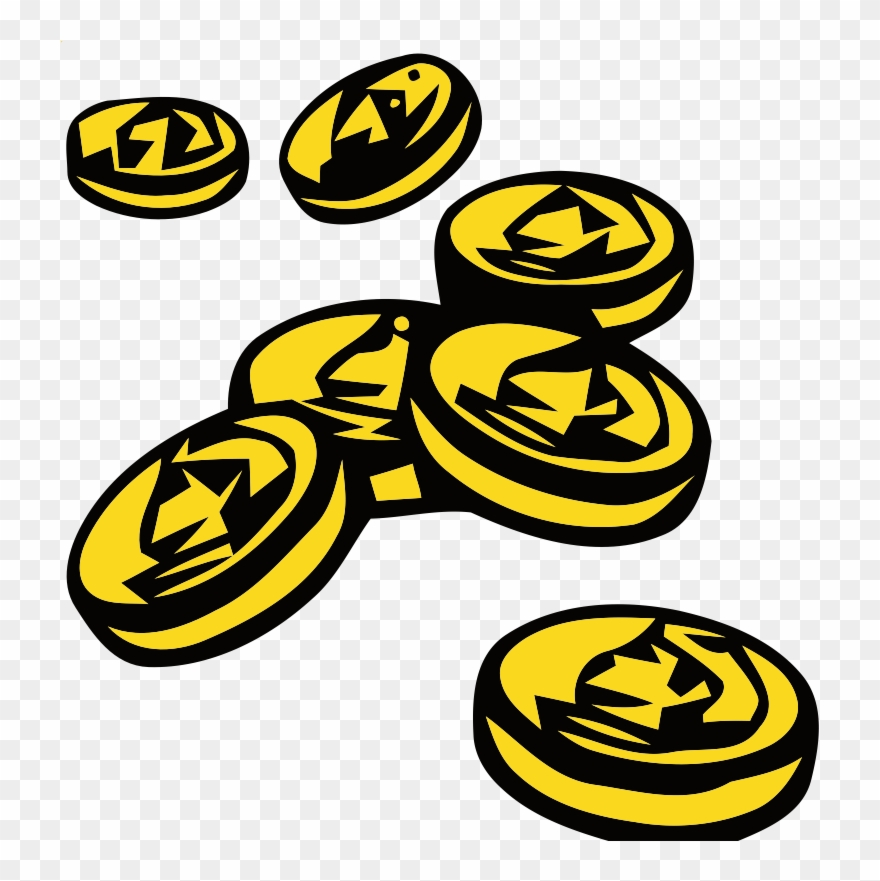 Coins Clip Art Many Interesting Cliparts - Coins Clip Art - Png Download