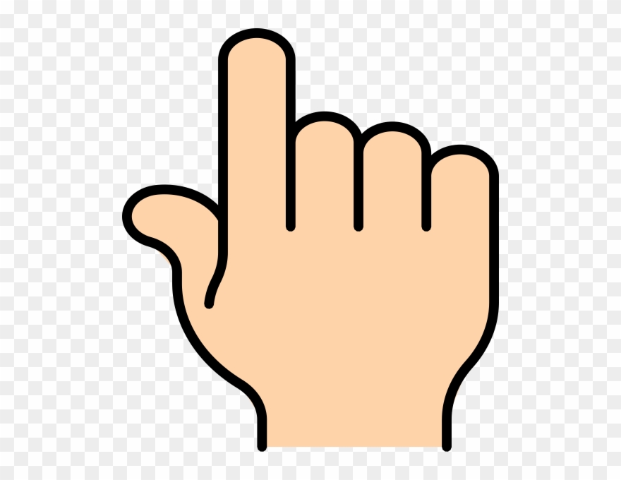 Pointer Clipart Web Link - Pointer Finger Clipart - Png Download