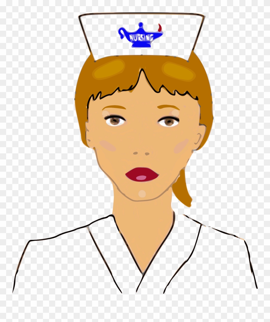 Nurse Cap Clip Art - Nurse Cartoon Transparent Background - Png Download