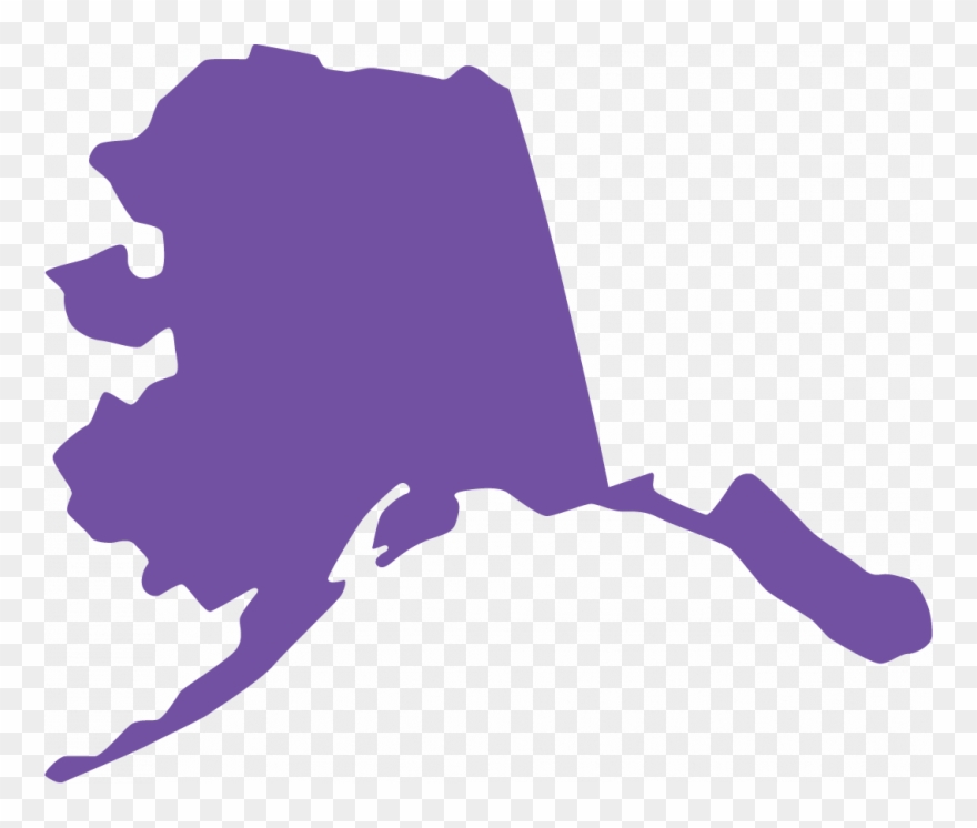 Texas Cliparts - Alaska State Shape - Png Download