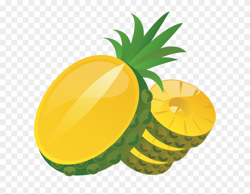 Free To Use & Pineapple Clip Art - Pineapple Slices Clipart - Png Download