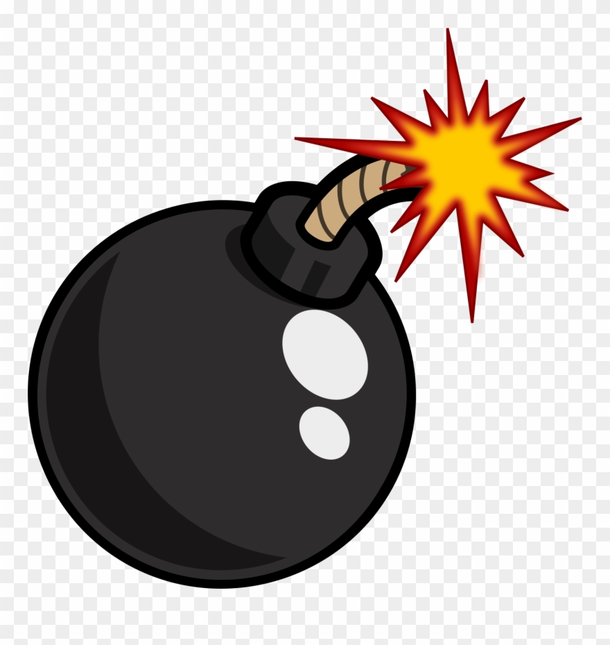 Bomb Clipart Link - Cartoon Bomb Png Transparent Png