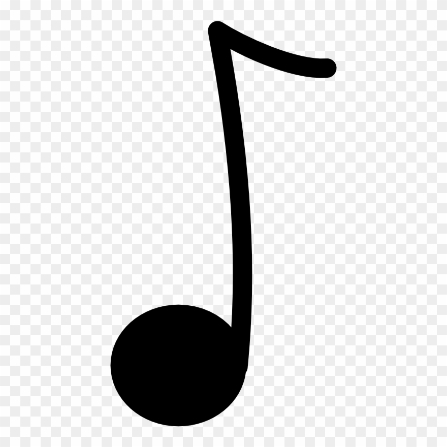 Eighth Note Musical Note Art - Quaver Clipart - Png Download