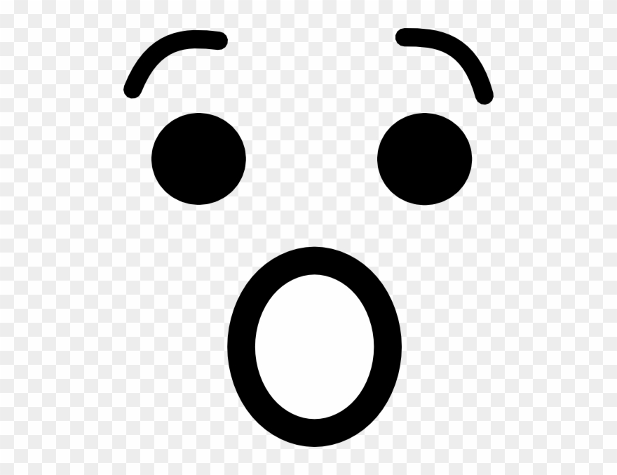 Surprised Face Clipart Surprised Face Drawing At Getdrawings - Scared Face Clipart - Png Download