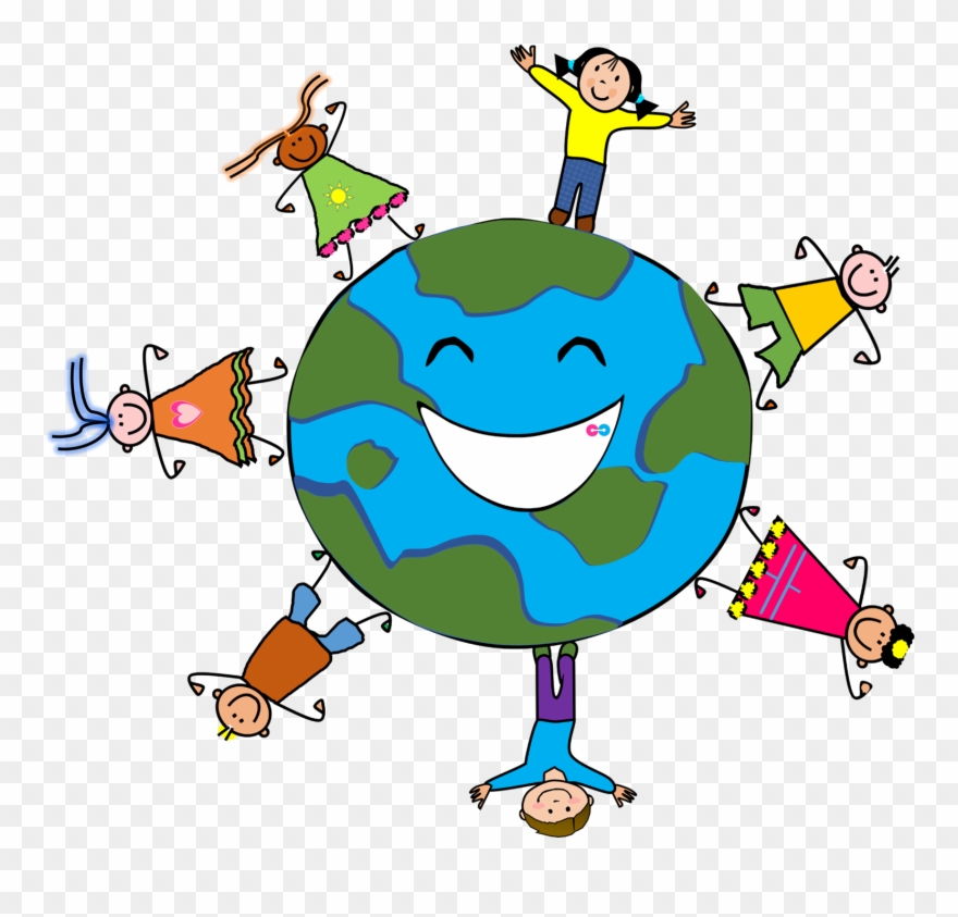 Club Clipart Friendly Kid - Save The Earth Clipart - Png Download