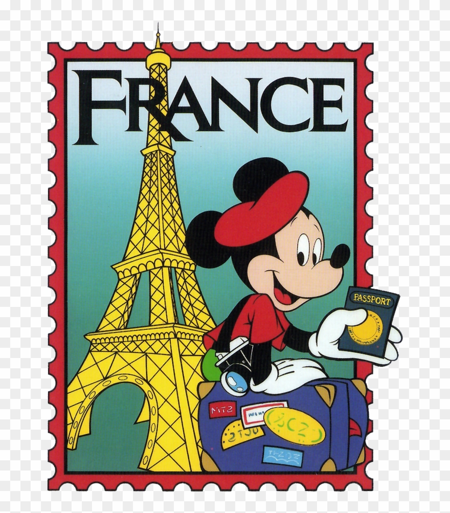 Epcot - French Mickey Mouse Clipart - Png Download