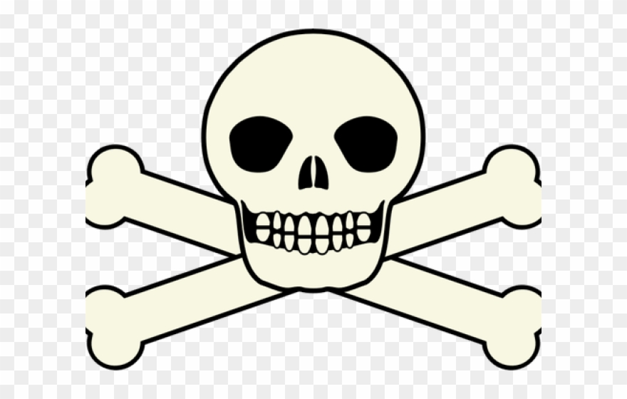 Skeleton Head Clipart Kid Friendly - Totenkopf Clipart - Png Download