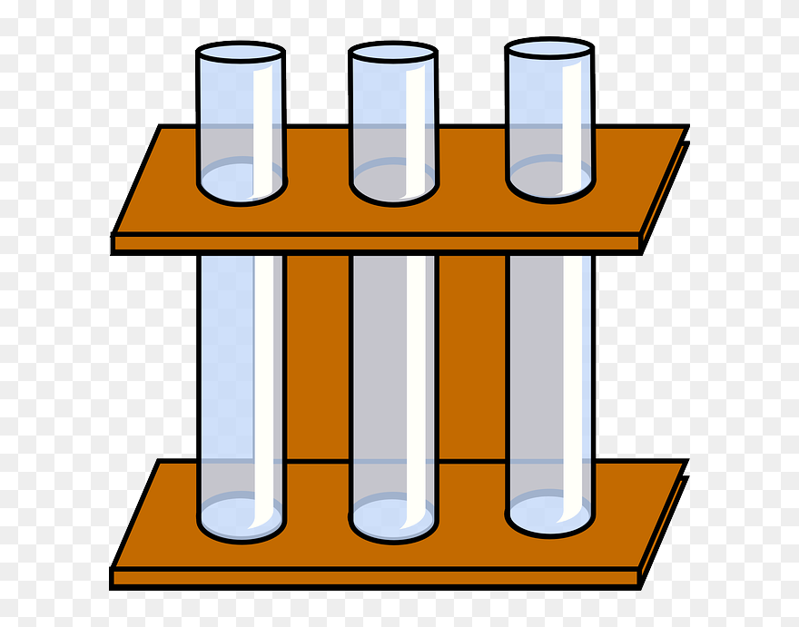 Free To Use Amp Public Domain Test Tubes Clip Art - Test Tube Rack Drawing - Png Download