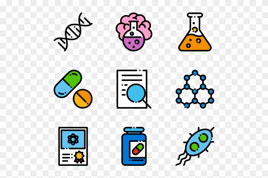 Science Research Icons Free - Researcher Icon Clipart