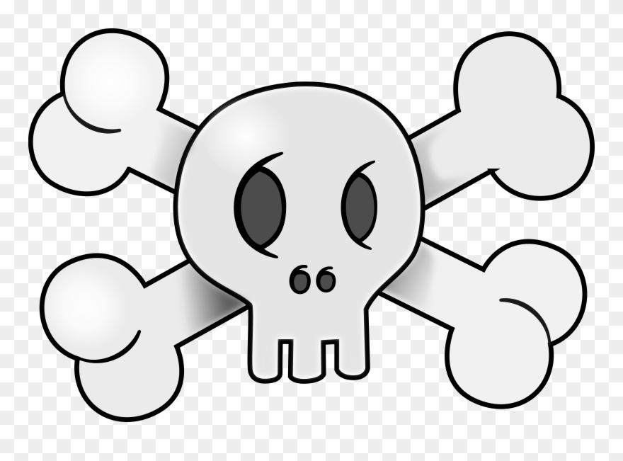 Ssckull Clipart Friendly - Comic Skull Png Transparent Png