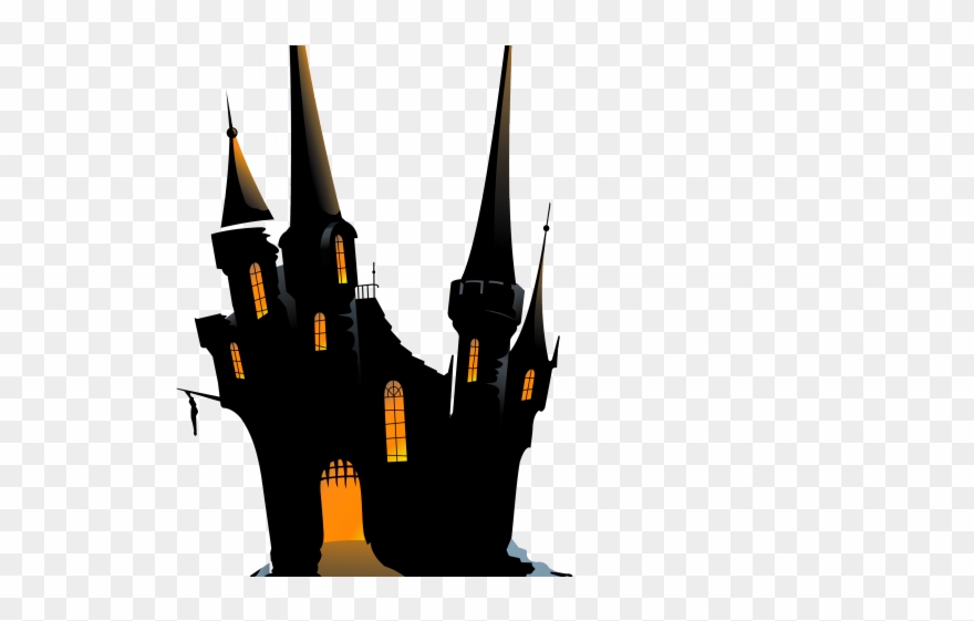Creepy Clipart Haunted Palace - Happy Halloween Phone Case - Iphone 4/4s - Png Download