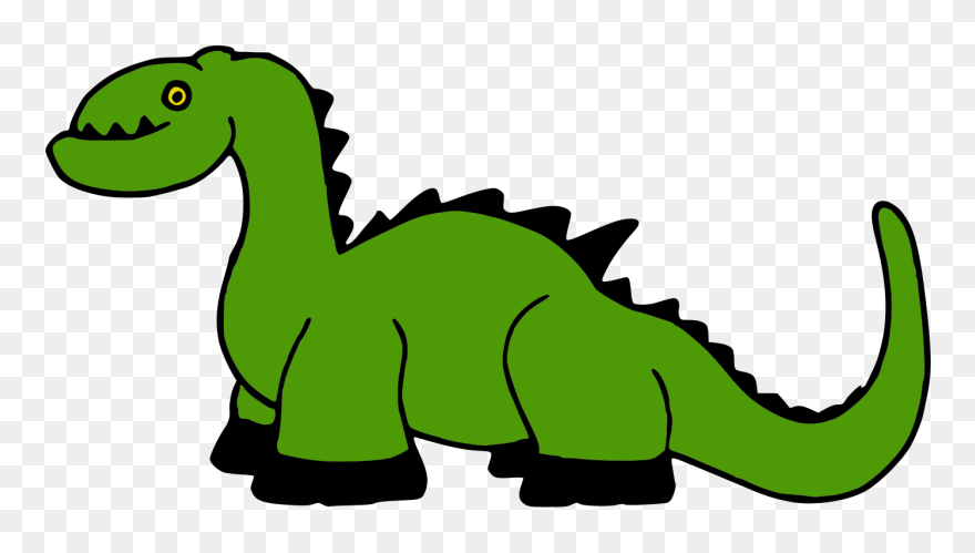 Dinosaur Clipart Friendly - Cartoon Dinosaur Transparent Background - Png Download