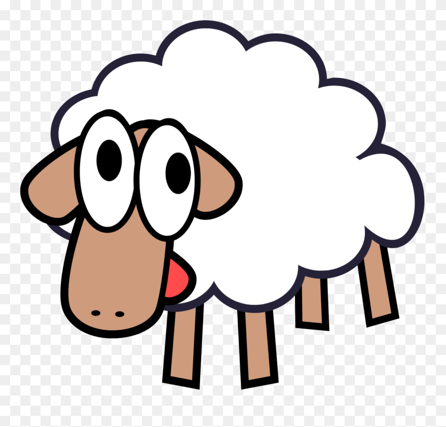 Clip Art Lamb Sheep - Sheep Cartoon Png Transparent Png