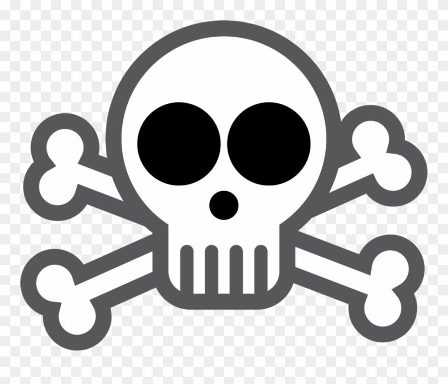 Ssckull Clipart Kid Friendly - Skull & Bones Baby Blanket - Png Download