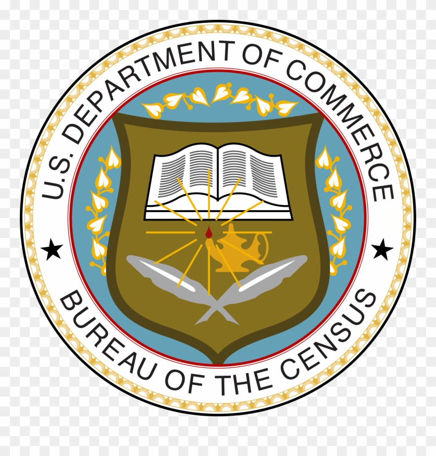 F Report Clipart - Census Bureau Seal - Png Download