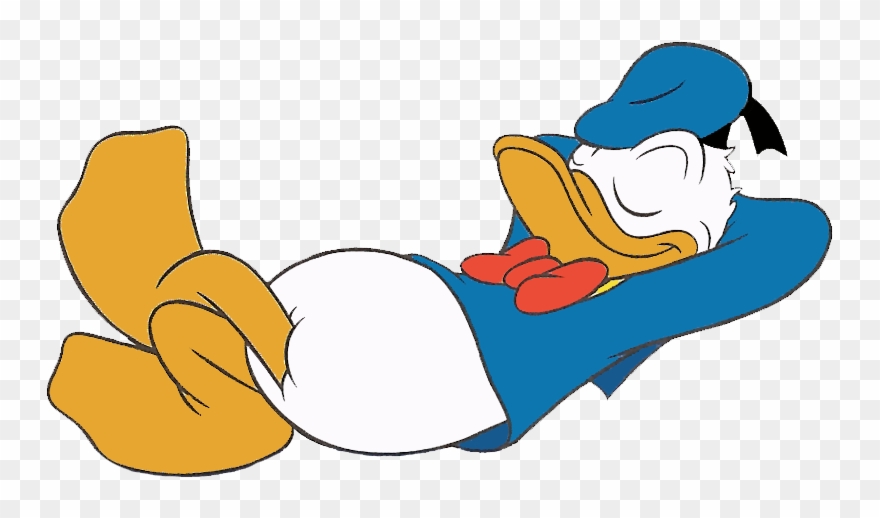 Donald Duck Clipart Micky - Relax Clipart - Png Download