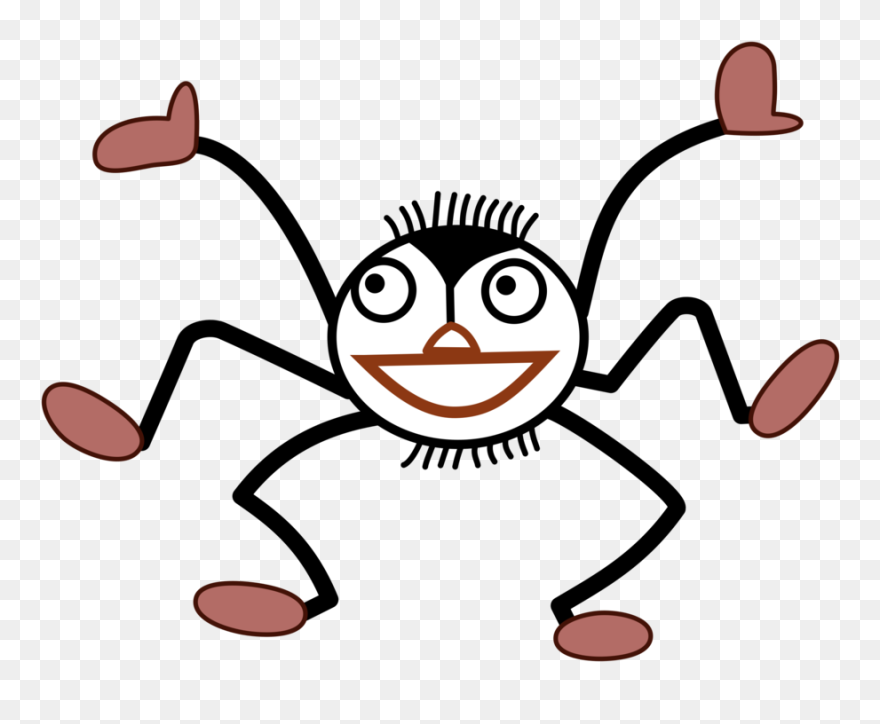 Arachnid Clipart Friendly Spider - Spider Little Miss Muffet - Png Download