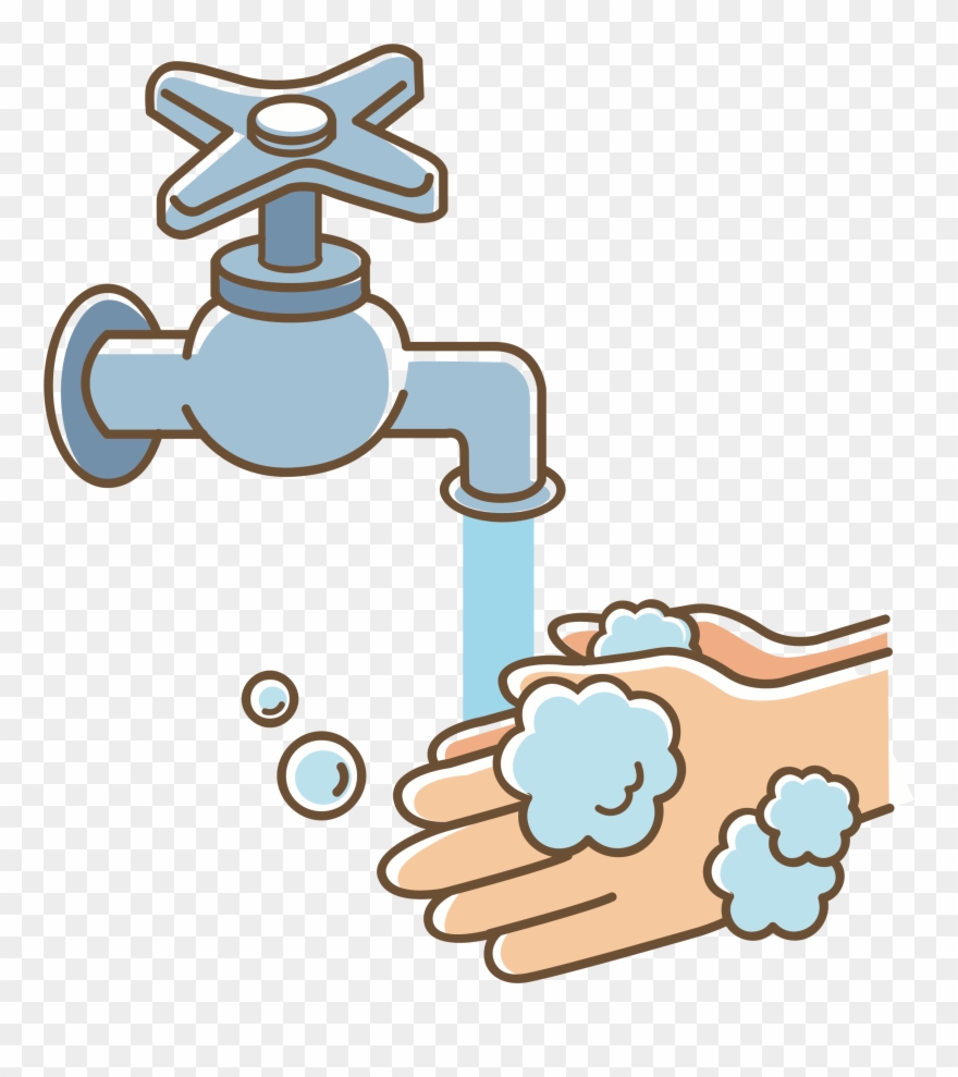 Onlinelabels Clip Art Wash - Wash Your Hands Clipart - Png Download